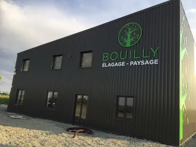 L'équipe Bouilly Élagage en intervention